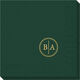 Petite Dotted Circle Duogram Napkins Image 3 of 3